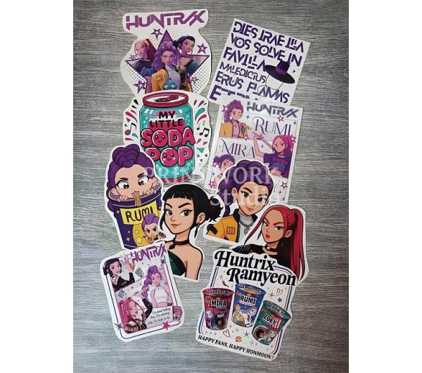 Αυτοκόλλητα K-Pop Demon Hunters- HUNTRIX STICKERS